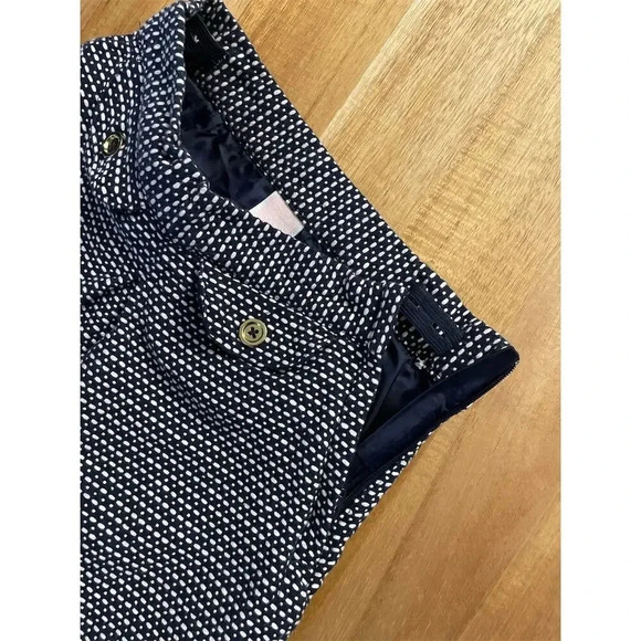 Janie and Jack Girls Size 4 Navy Blue White Dot Skirt Vintage Pink Tag - Picture 4 of 6